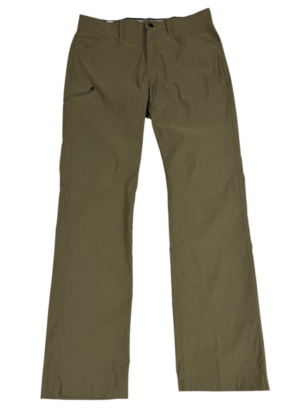 Orvis Tech Hiking Pants Olive Green 34x34 Stretch Travel Outdoor